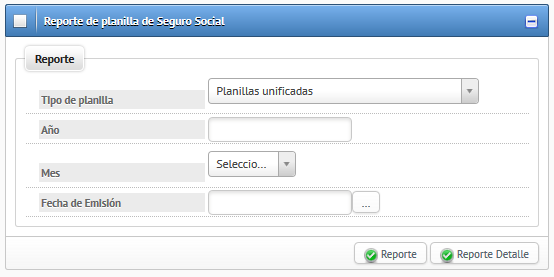 Planilla Seguro Social — Factorh 01 Documentation